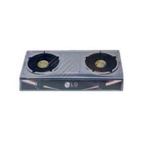 LG Quality stainless table gas cooker with double burner
