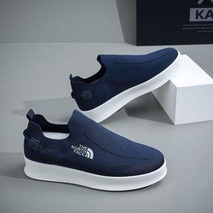 Casual Blue/White Lace Up Sneakers For Men