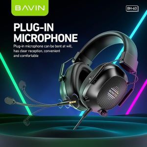 Bavin Noise Cancelation Gaming Headset with Mic