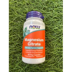 Now Magnesium Citrate – Nervous System Support – Supports Energy Production – Critical for Enzyme