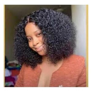 Quality Natural Curly Hair Wig With Closure