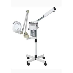 Professional quality Spa 2 in 1 facial face steamer with magnifying lamp working station salon 