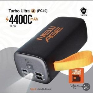 New Age NewAge 44000mAh Turbo Ultra 4 22.5W Fast PD Power-Bank