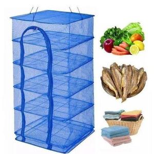 5-Layer Outdoor Food Drying Net Mesh – Insect-Proof Hanging Dryer for Fruits, Fish & Vegetables