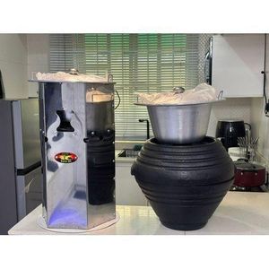 Atmosfair 1 German Charcoal Stove + 2 Custom Pots + 1 Wonderbox Box + Custom Charcoal Pellets   