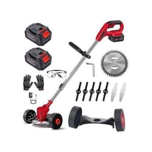 Machine Complete set of Grass Cutter Rechargeable With Two 48VH Battery, With free spic and hand glove
