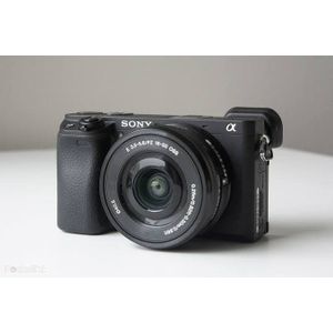 Sony Alpha a6400 Mirrorless Camera: ILCE-6400/B Body and Grip and Tripod  for -Camcorders