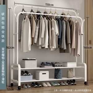 48KG HEAVY DUTY DOUBLE LAYER WARDROBE FOLDABLE HANGER/ RACK