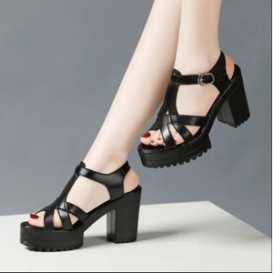 Ladies Wedge Sandals Ladies Slippers - Black