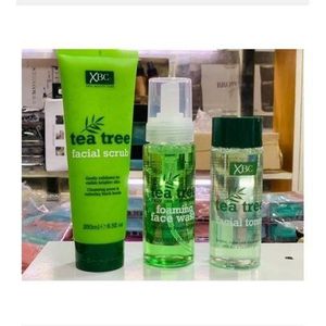 Tea Tree Foaming Face Wash, Body Scrub And Face Toner 3pcs