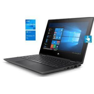 Hp  ProBook 11 X360- TOUCH- 256GB SSD/8GB RAM-Intel Celeron Windows 11 +USB LIGHT for keyboard