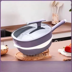 2 in 1 Large Capacity High Quality Non-stick Frying Pan And Pot