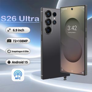 Doogee Local Stock-S26 Ultra 5G Smartphone ,8GB+128GB, 8000mAh Big Battery, Snapdragon 8 Elite, FHD+ Super-V Display, AI Triple Camera, NFC, Face Recognition-Black