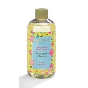 Hassett Green Diffuser Refill : Honeysuckle & Jasmine - Fragrance Oil Diffuser Refill 250ml