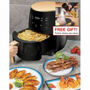 6L Extra Large Capacity Digital Air Fryer Oven + Free 220ML Multipurpose Oil Spray Bottle