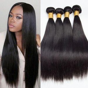 Awoof Smooth Long Straight Hair 4 Bundles