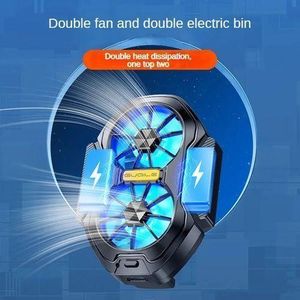 Dual-Fan Mobile Phone Radiator – Wireless Cooling Back Clip, Dual-Turbo, Air-Cooled, FS01