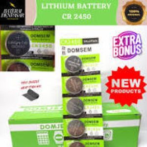 Domsem  CR2450 3Volts Lithium Batteries