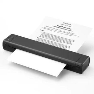 Portable Printers Wireless for Travel, A285M Small Inkless Thermal Printer, Bluetooth Mobile Printer Support 8.5" X 11" Letter & A4 Thermal Paper, Compatible with iPhone Laptop for Home Office Receipt