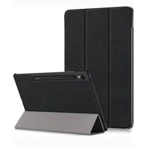 Leather Flip Case For Samsung Galaxy Tab S9 . Black