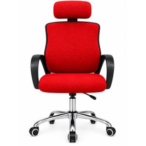 Ergonomic mesh swivel chair with headrest 