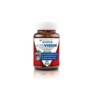 HERBAL RX PLUS Ultra Vision Premium Eye Vitamin & Antioxidant - 100 Soft gel