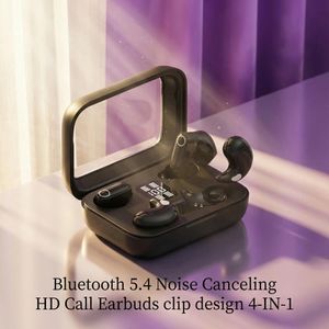 4 in 1 2026 New Design True Wireless In-Ear And Semi-In-Ear TWS Fashion Dual Earbuds 