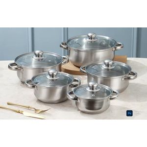 8pcs Non Stick Aluminum Cooking Pots With Frying Pan
