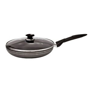 12” Fry Pan With Lid - Large Skillet Nonstick Frying Pan with 12