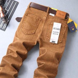 Quality SlimFit Stock Jean For Men-Brown
