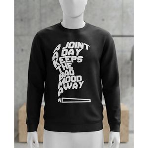 Joint Black Unisex Sweatshirt