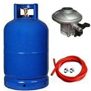 15kg Gas Cylinder With Standard Regulator, Hose And Clips 