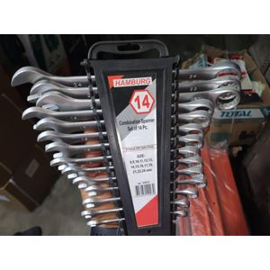 Combination spanner set- 14pcs