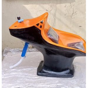 Professional quality comfortable hairdresser washing hair basin shampoo working station salon 