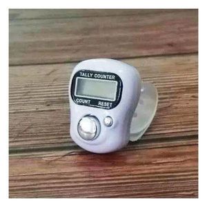 Digital Finger Tally Counter – Portable Electronic Hand Clicker with LCD Screen & Adjustable Ring Strap for Prayer, Dhikr & Sports