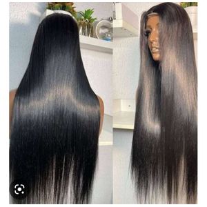 Bone Straight Wig With Closure Natural Colour 22"