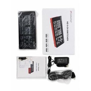 DeviceWell HD 5-Channel Video Switcher HDS7105 – Live Streaming & Multi-Camera Production Mixer