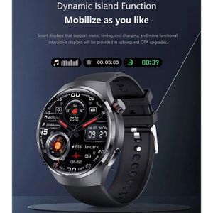 Smartwatch AMOLED HD Screen GPS NFC Heart Rate Blood Sugar Smart Watch 
