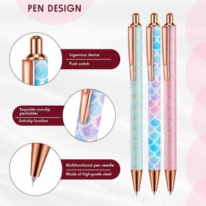 4 Pcs Glitter Weeding Pen Fine Point Pin Pen Weeding Tool For Vinyl Air  Release Pen