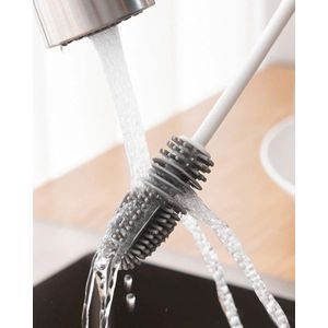 Silicone bottle brush