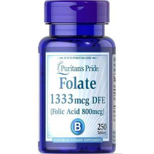 Puritan'S Pride Folate (FoliAcid) 800mcg, 250 Tablets