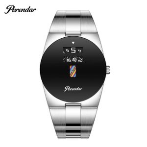 POEDAGAR Extremely Sophisticated & Premium Mechanical Magnetic Silver Wristwatch For Classy Men