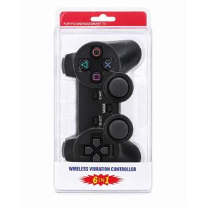 Wireless Vibration Game Controller -6-In-1 (PC/Android/Smart TV Compatible)