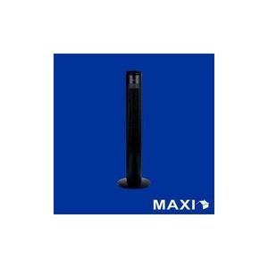 Maxi 40” Standard Oscillating Tower Fan With Remote Control-45W(BLACK)