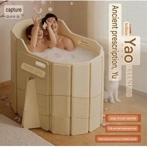 Foldable Portable Soaking Bathtub – Family Thermal Bath Bucket