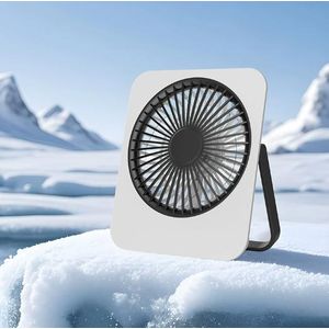 Mini Desktop Fan & Strong Wind & Quiet & Outdoor Portable & Lightweight USB Rechargeable Mini Wall-mounted Fa