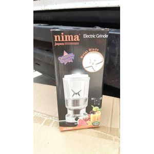 Nima Electric Grinder NM-8300 – 300W Power, Stainless Steel Bowl, Metal Blade, Compact Food Preparation Appliance