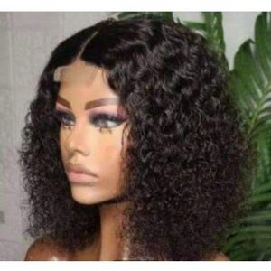 Wet & Comb Curly Hair Wig With Closure