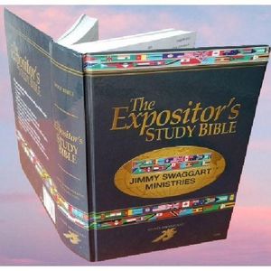 Holy Bible KJV The Expositor's Study Bible  With Concordance, Maps, Assorted Bible helps ,Bible Dictionary, Bible Encyclopedia, Bible Commentary By Jimmy Swaggart Ministries (HARDCOVER)-AWARD WINNING KJV STUDY BIBLE
