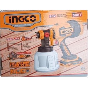 Ingco Cordless Sprayer Gun With Battery And Charger